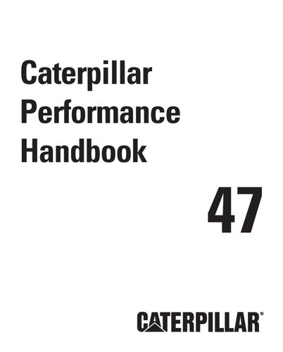 Caterpillar Performance Handbook