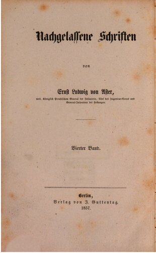 Abriß der Geschichte des Erziehungswesens : Im Hinblick auf das Bedürfnis einer Umgestaltung der heutigen Militär-Unterrichts- und -Bildungsanstalten