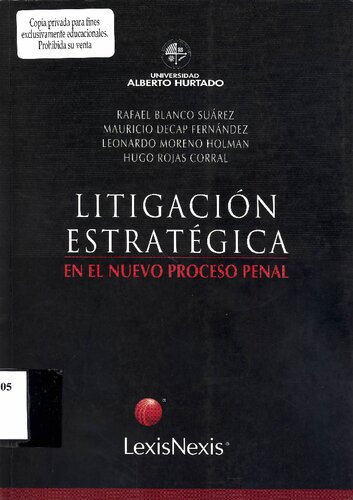 Litigación estratégica en el nuevo proceso penal