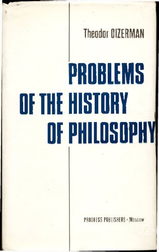 Problems of the History of Philosophy