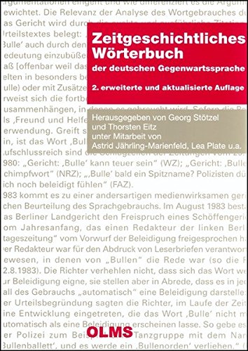 Zeitgeschichtliches Wörterbuch der deutschen Gegenwartssprache.