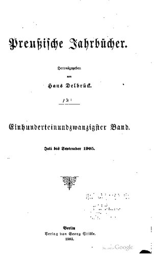 Preußische Jahrbücher