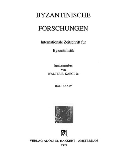 Byzantinische Forschungen