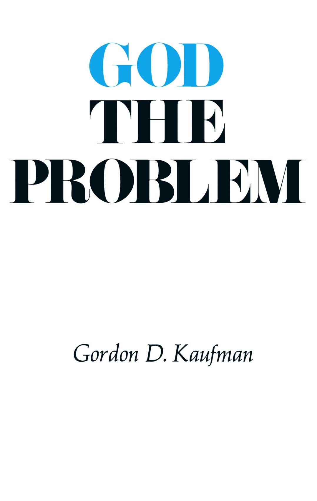 God the Problem