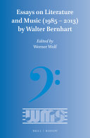 Essays on Literature and Music (1985-2013) by Walter Bernhart