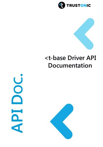 t-base Driver API Documentation