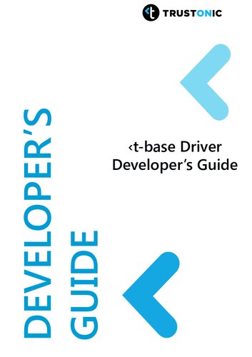 t-base Driver Developer's Guide