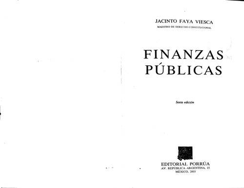 Finanzas Públicas