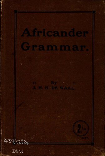 Africander Grammar