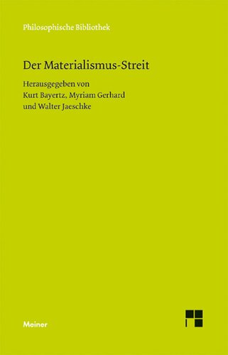 Der Materialismus-Streit