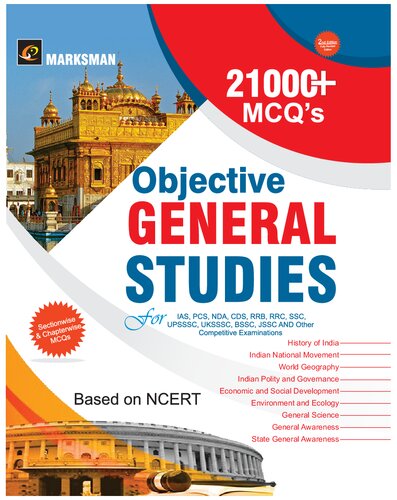 21000+ MCQ's — Objective General Studies (Based on NCERT)