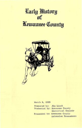 Early history of Kewaunee County