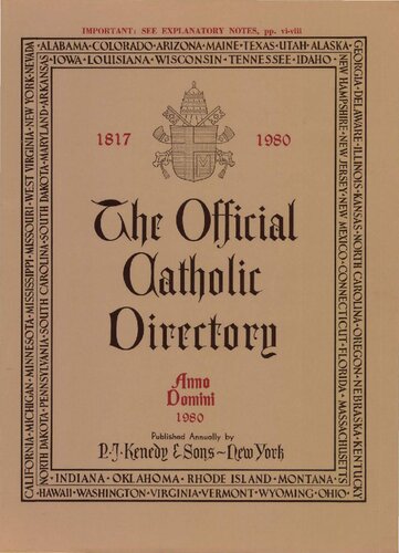 The official Catholic directory : Anno Domini 1980