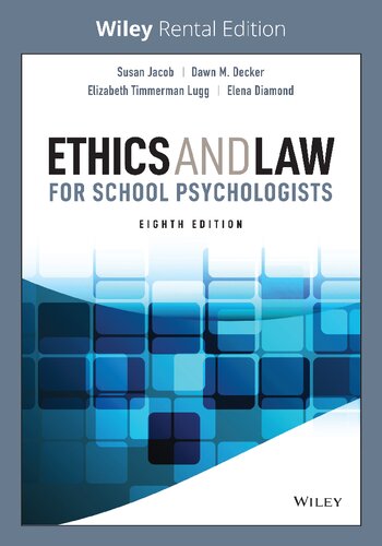 Ethics and law for school psychologists