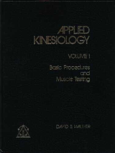 Applied kinesiology - Basic procedures and muscle testing