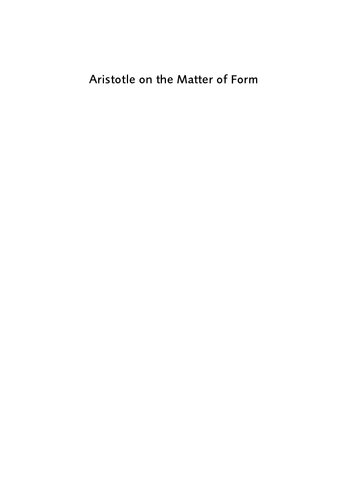 Aristotle on the matter of form : a feminist metaphysics of generation