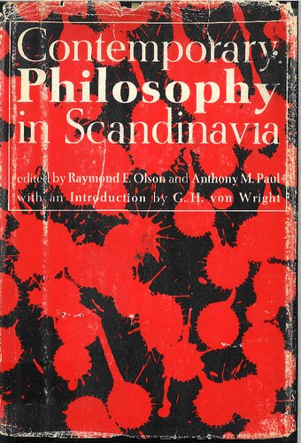 Contemporary Philosophy in Scandinavia