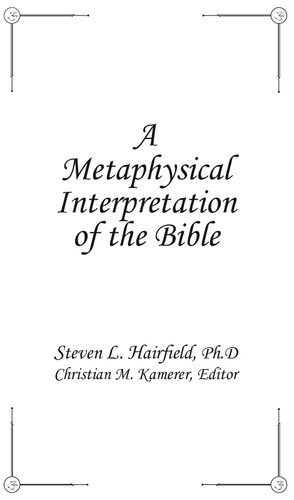 A Metaphysical Interpretation of the Bible