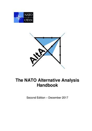 The NATO Alternative Analysis Handbook (AItA) - 2nd Edition