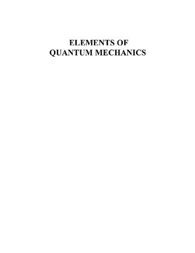 Elements of Quantum Mechanics