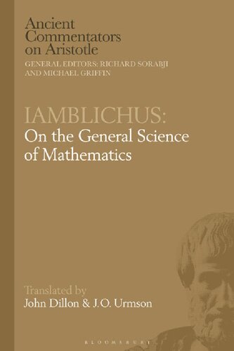 Iamblichus: On the General Science of Mathematics