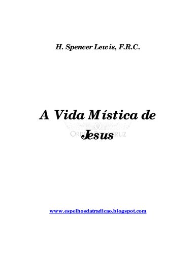 A vida mística de Jesus