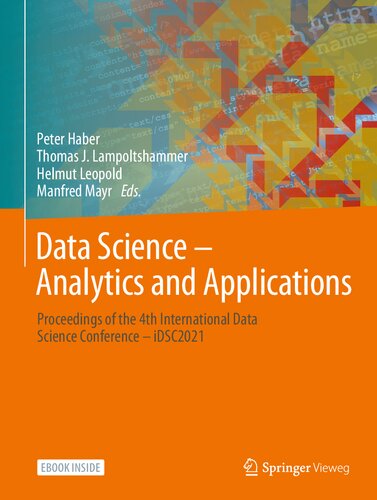 Data Science - Analytics and Applications(2022) [] [9783658362959]