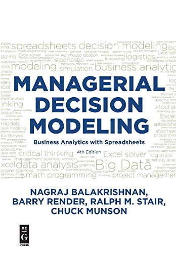 Managerial Decision Modeling