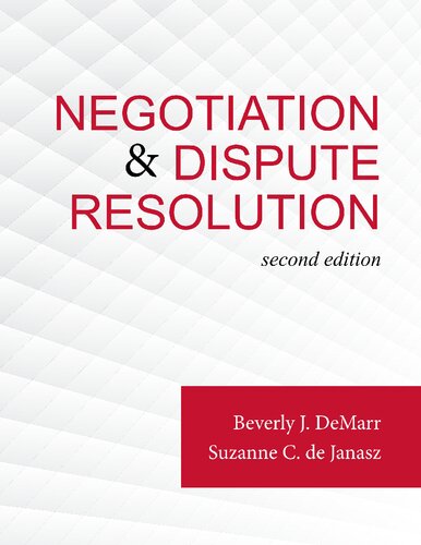 NEGOTIATION & DISPUTE RESOLUTION