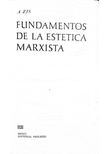 Fundamentos de la estética marxista