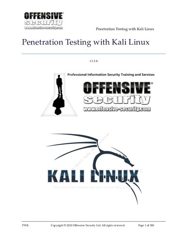 Offensive Security - Pentesting with Kali Linux