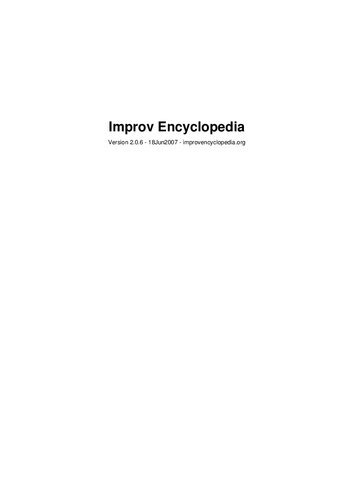 Improv Encyclopedia