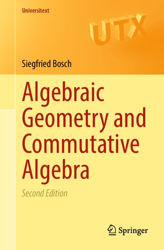 Algebraic Geometry and Commutative Algebra