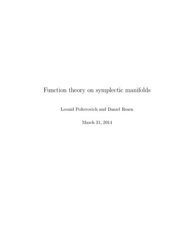 Function theory on symplectic manifolds