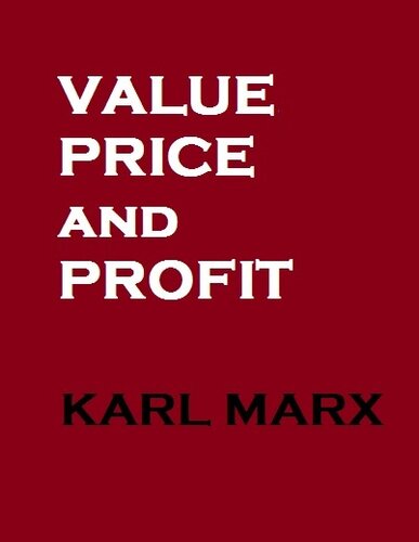 Value, Price and Profit