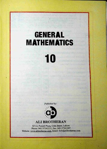 General Mathematics 10