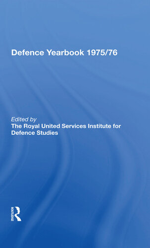 Rusi-Brassey Defence Yearbook 1975-76