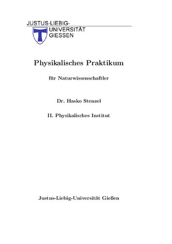 Physikalisches Praktikum