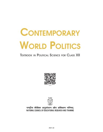 Contemporary World Politics (Political Science 12)