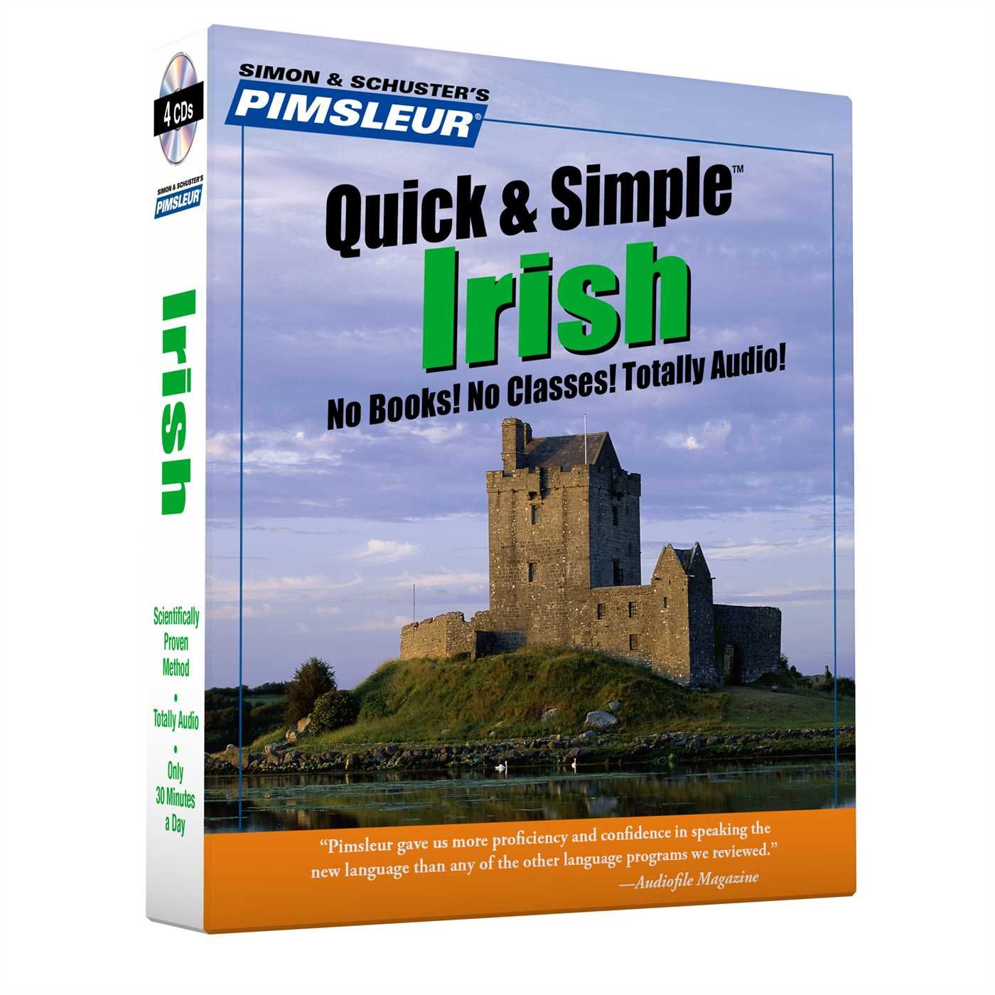 Pimsleur Irish Quick & Simple Course - Level 1 Lessons 1-8 CD, Volume 1: Learn to Speak and Understand Irish (Gaelic) with Pimsleur Language Programs