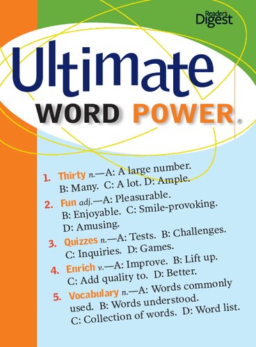 Ultimate Word Power (Reader's Digest) (Properly Bookmarked)