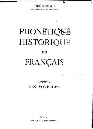 Phonétique historique du français