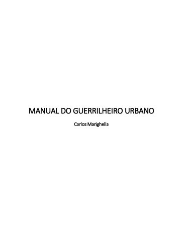 Manual do guerrilheiro urbano