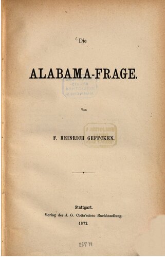 Die Alabama-Frage