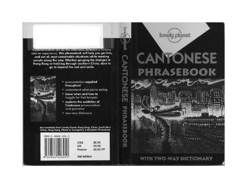 China - Lonely Planet - Cantonese Phrasebook (Book + Audio)