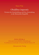 Obsidibus imperatis: Formen der Geiselstellung und ihre Anwendung in der Römischen Republik