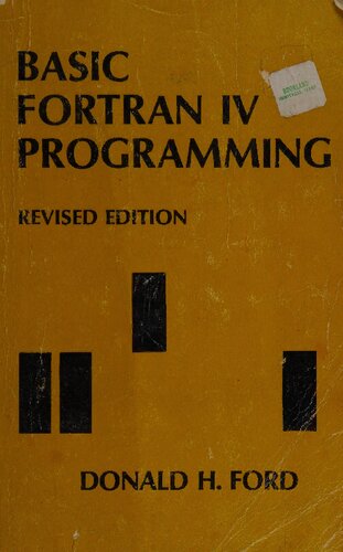 Basic FORTRAN IV programming