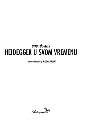 Heidegger u svom vremenu