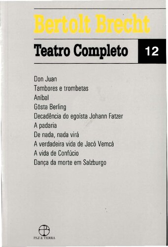 Bertolt Brecht - teatro completo 12