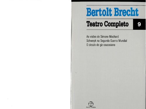 Bertolt Brecht - teatro completo 9